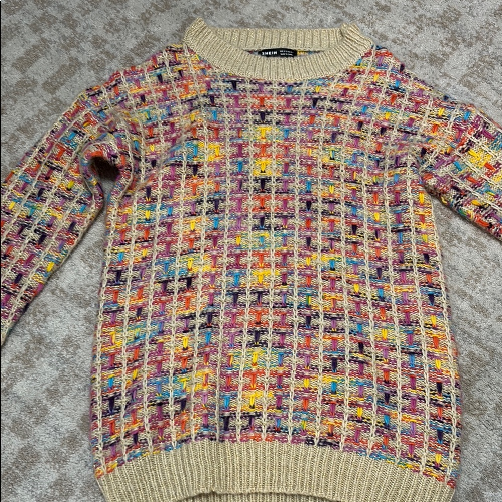 Colorful Knit Sweater